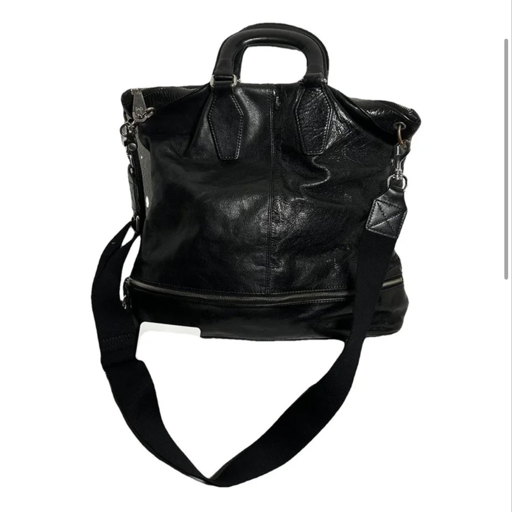 D&G Black Leather Tote Shoulder Bag